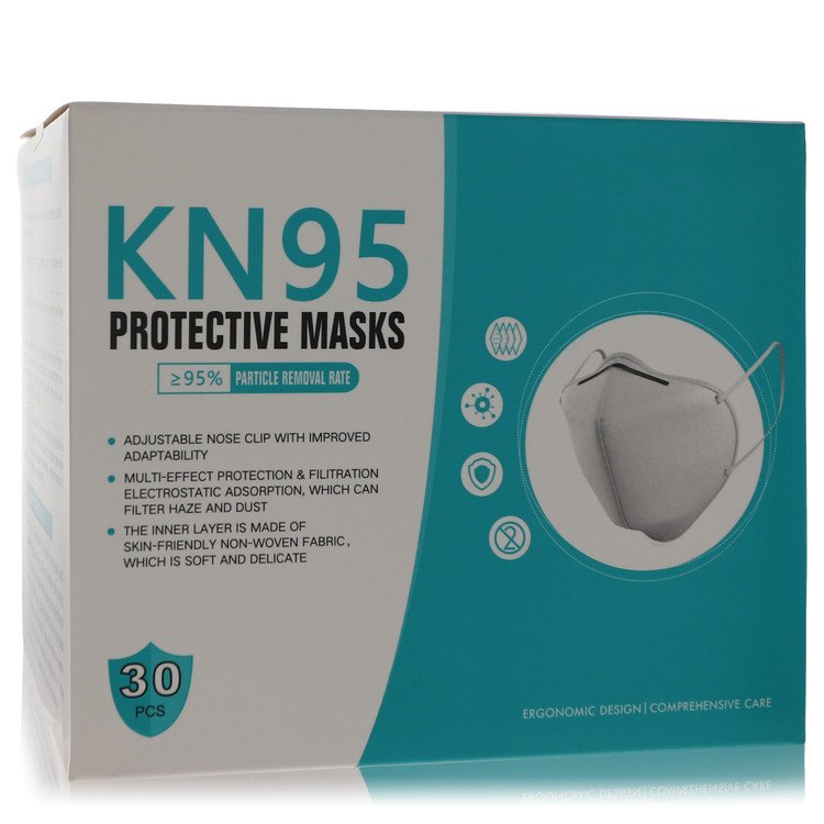 Kn95 Mask Thirty (30) KN95 Masks, Adjustable Nose Clip, Soft non-woven fabric, FDA and CE Approved (Unisex) By Kn95