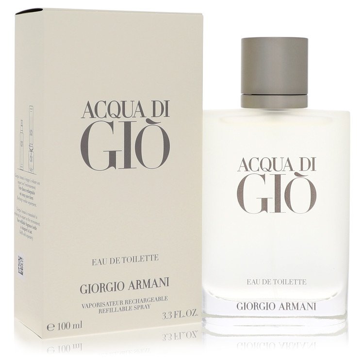 Acqua Di Gio Eau De Toilette Spray Refillable By Giorgio Armani