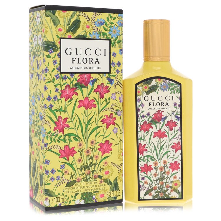 Flora Gorgeous Orchid Eau De Parfum Spray Refillable By Gucci