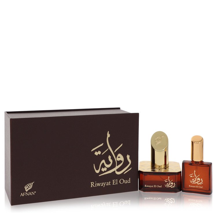 Riwayat El Oud Eau De Parfum Spray + Free .67 oz Travel EDP Spray By Afnan